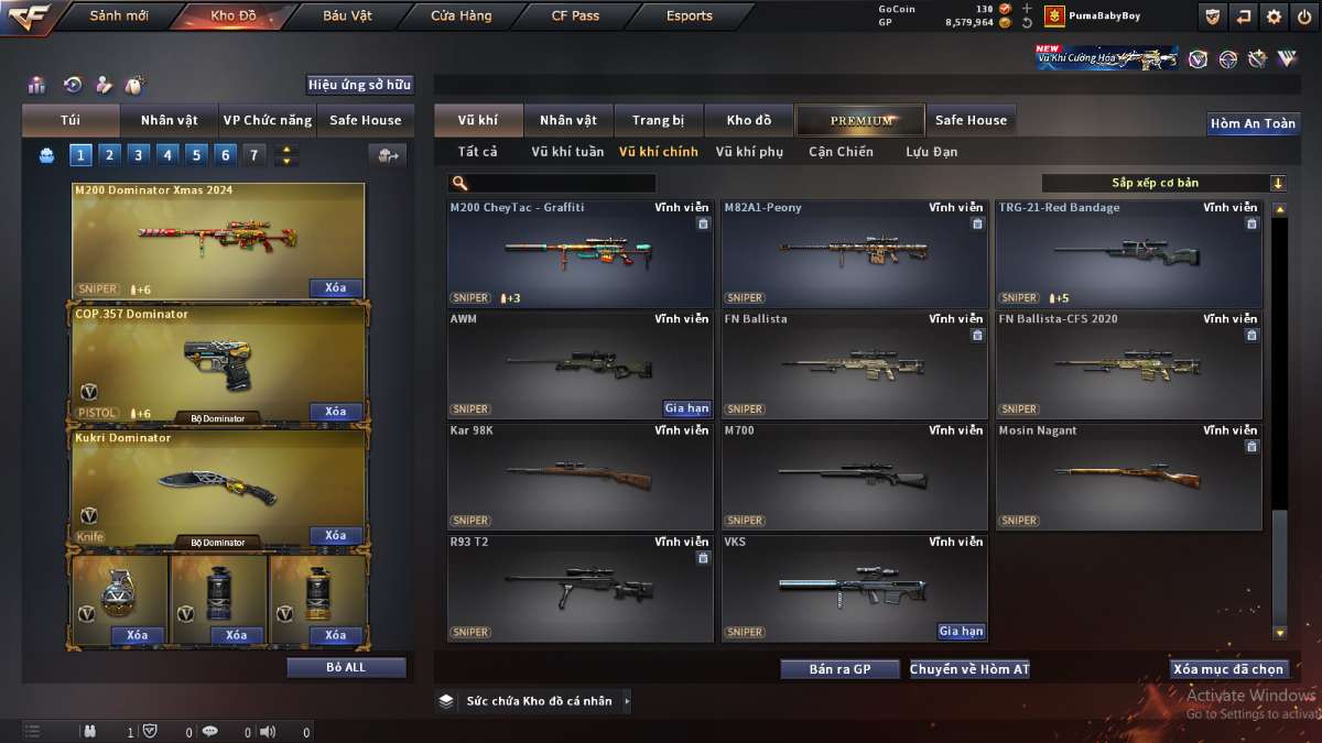 shop acc cf uy tin gia re